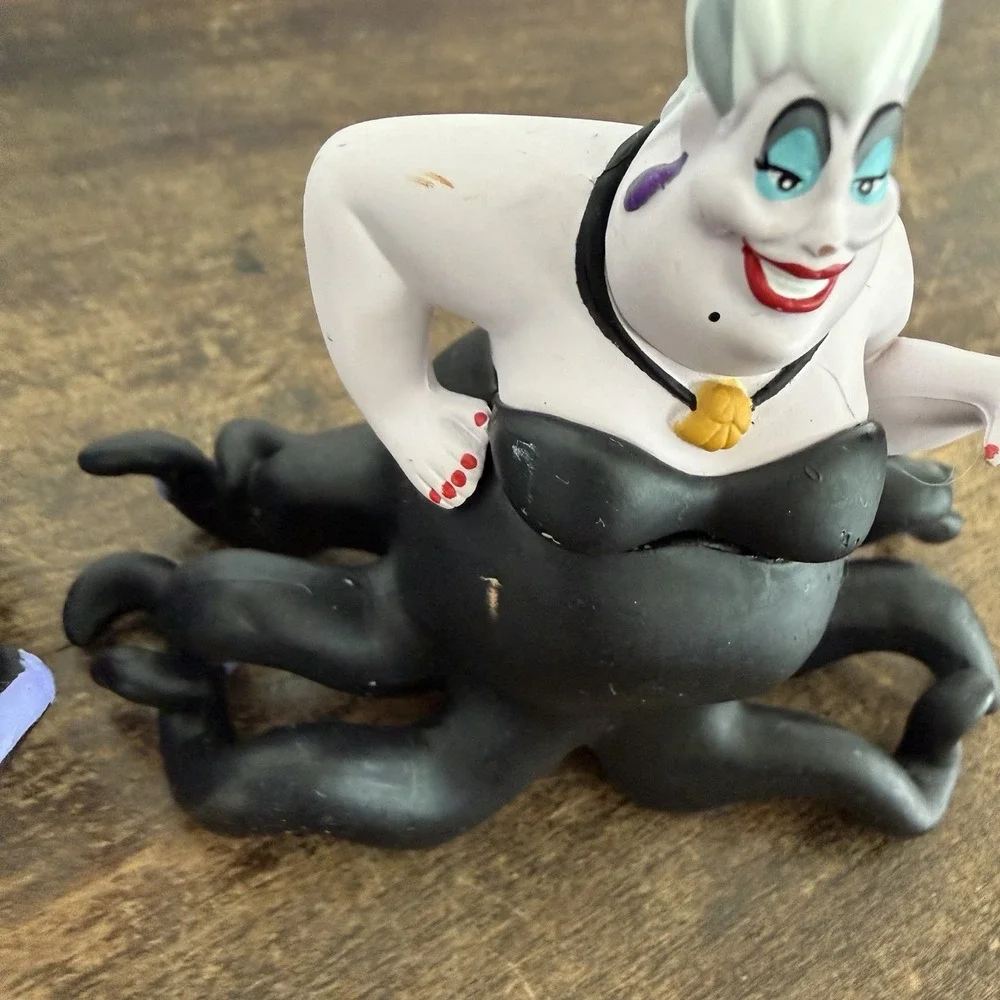 Disney Little Mermaid Figure Lot Ariel Ursula Triton Scuttle Max‎ Toys Villain